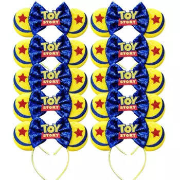 10 шт., оптовая продажа, повязки на голову с ушками Минни Мауса для детей, косплей, Микки, летучая мышь, бант, аксессуары для волос, женская повязка для волос с цветком, Gir