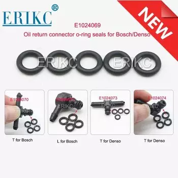 10 шт./пакет резиновое уплотнительное кольцо для обратной трубы системы подачи топлива с общей топливной маслом для инжектора Denso Bosch серии 110