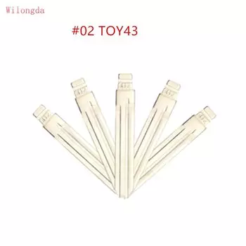 10 шт./партия #02 KD Blade LISHI TOY43A TOY43 Автомобильный ключ для Toyota Camry Corolla Highlander RAV4 Yaris Key для KEYDIY XHORSE
