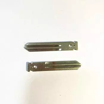 10 шт./партия, металлические заготовки для ключа для Nissan