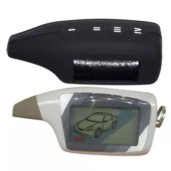 10 шт./партия, силиконовый чехол-брелок для автомобильной сигнализации