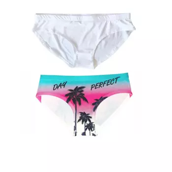 10 шт./партия, женские трусики с сублимационной печатью