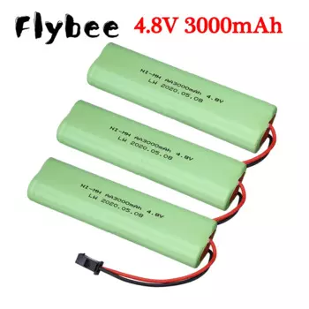 10 шт., перезаряжаемые батарейки 4,8 в 3000 мАч