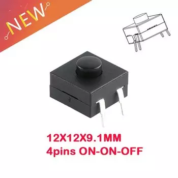 10 шт. пластиковый двухрядный вертикальный светодиодный переключатель фонарика