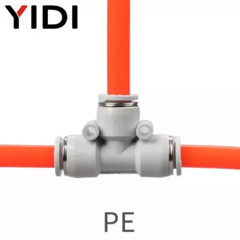 10 шт. пневматическое пластиковое соединение, воздушный шланг, медная труба, БЫСТРОРАЗЪЕМНАЯ муфта, тройник в, Y-образный фитинг 4 мм, 6 мм, 8 мм, 10 мм, 12 мм, 4, 6, 8, 12