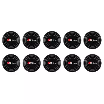 10 шт. противоударная подушка для автомобильных дверей для Audi RS Sline Quattro A3 A6 Q3 B5 B6 B7 B8 B9 Q7 8P 8V 8L A5 A4 C6 C5