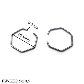 10 шт., пружина из стальной проволоки диаметром 0,4 мм