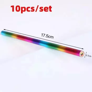 10 шт. Радужные 4-цветные карандаши MY Kraft Paper