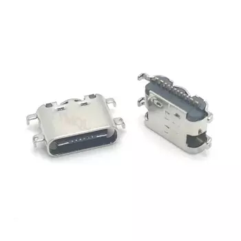 10 шт., разъем USB 3.1 Type-C, 16-контактный разъем 16 P Female SMT Tab, версия гнезда для Ulefone Power 5, Восьмиядерный MTK6763, 6,0