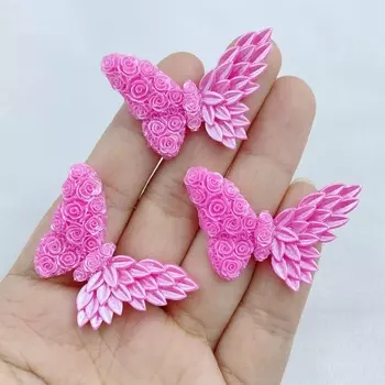 10 шт. разноцветных бабочек из полимерной смолы TSXJY для скрапбукинга