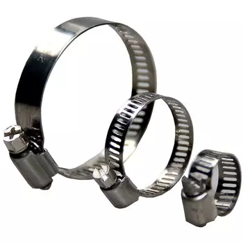 10 шт., регулируемые зажимы для шланга из нержавеющей стали