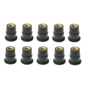 10 шт., резиновые крепежные гайки M4/M5/M6