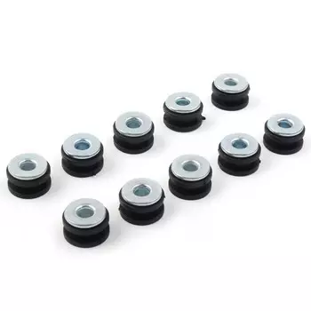 10 шт., резиновый обтекатель мотоцикла, втулка, втулка, болты, прокладка, универсальная