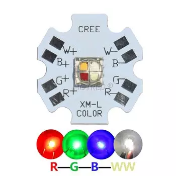 10 шт. RGBW LED ламп HotRed XML 12 Вт