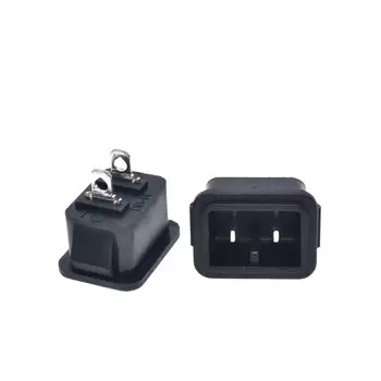 10 шт., розетка переменного тока C10, 2 штекера