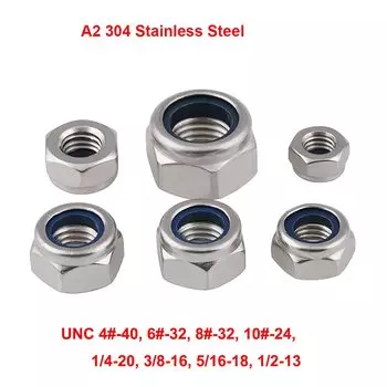 10 шт. Самоблокирующие гайки GooBetter нержавеющая сталь