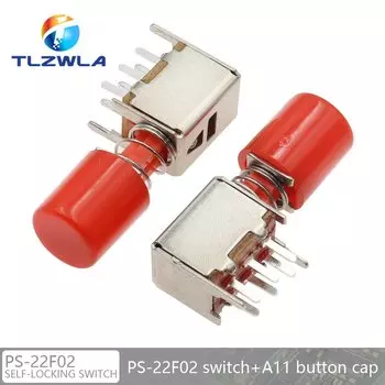 10 шт., самоблокирующиеся красные контакты