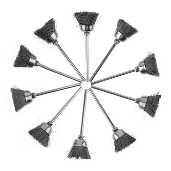 Набор из 10 проволочных щеток ChgImposs 8 мм