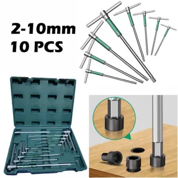 Набор шестигранных динамометрических ключей AXE SHAN 2-10 мм