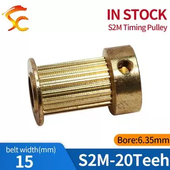 10 шт., шкив для 3D-принтера, 20 зубьев, 6,35 мм, 20 зубьев