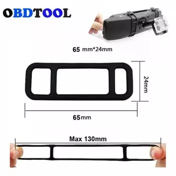 10 шт., силиконовая резиновая Пряжка для зеркала заднего вида