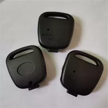 10 шт., сменный брелок с боковой 1/2 кнопки, чехол для дистанционного ключа, лезвие для Toyota Carina Estima Harrier Previa Corolla Celica