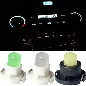 10 шт., светодиодная лампа для приборной панели автомобиля, внутренняя сигнальная лампа, приборсветильник па, 12 В, 24 В, T4.2, T4.7, COB, SMD