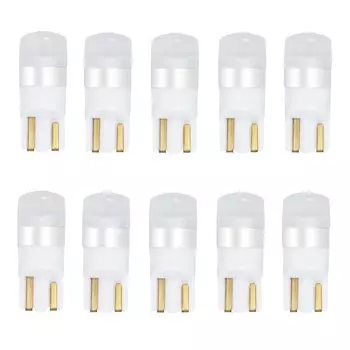 10 шт. t10 w5w 194 168 led 3030 smd 350lm t10 w5w купольная номерная табличка для чтения, осветительные лампы, боковой свет, парковочные огни, Белый