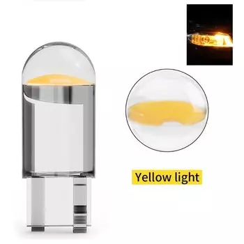 10 шт. T10 W5W WY5W 12V COB светодиодная лампа автомобильных фар сигнальная лампа для Volkswagen Golf 4 5 6 7 POLO Tiguan PASSAT TOURAN Scirocco BEETLE