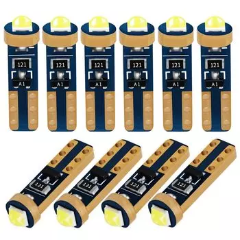 10 шт. T5 W1.2W W3W 74 509T супер яркий Cree Чип для салона автомобиля светодиодный светильник Canbus Авто Клин приборная панель Калибр инструмент лампа
