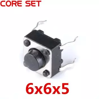 10 шт. Тактильные мини-переключатели Your Cee 6x6x5 мм