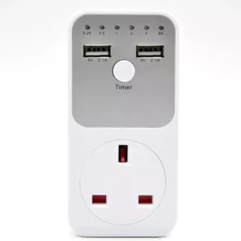 10 шт., умная розетка с USB-портом, 5 В, 2,1 А