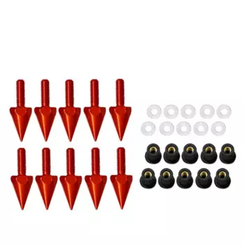 10 шт. универсальные болты для ветрового стекла мотоцикла с шипами Обтекатели болты для ветрового стекла винты гайки для скутера внедорожника для Harley Honda Yamaha Suzuki