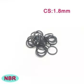 10 шт. уплотнительных колец NBR CS 1,8 мм