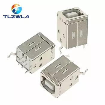 10 шт. USB розетка USB B женский 180 градусов TLZWLA