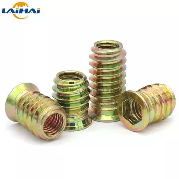 10 шт. Встраиваемые гайки JARBLUE из углеродистой стали M6 M8 M10 для деревянной мебели