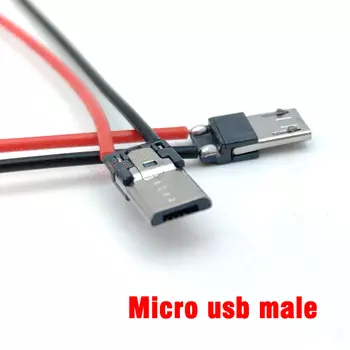 10 шт. WCLDDCH 2P Micro USB мужской разъем