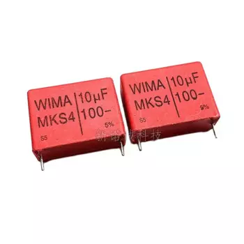 10 шт./WIMA 106 100 в 10 мкФ MKS4 контактный разъем 27,5 муфта пленочный конденсатор