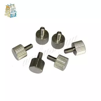 10 шт., винты для большого пальца M2/M2.5/M3/M4 A2 304, простые метрические винты с накатанной головкой