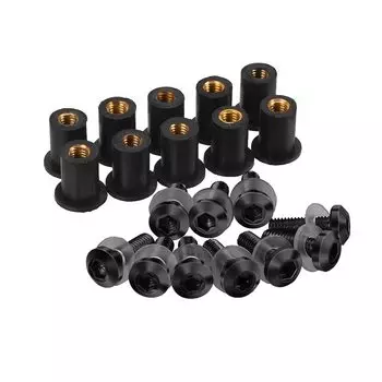 10 шт., винты для крепления на лобовое стекло для HONDA CBR1000RR CBR 1000RR 2004 2006 2007 CBR 1000 RR