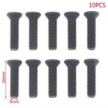 10 шт. винты M5 20 мм черные HELTC для патрона