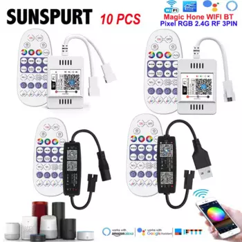 SUNSPURT WiFi RGB контроллер для светодиодной ленты