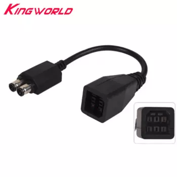 10 шт. высокое качество 2-портовый адаптер питания переменного тока соединители для передачи адаптер конвертер кабель для XBOX360 до Xbox 360 Slim