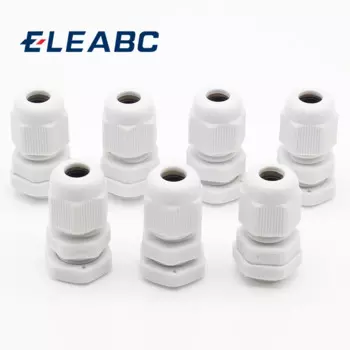 10 шт., высокое качество, IP68 PG7, 3-6,5 мм, водонепроницаемый нейлоновый кабельный ввод, без водонепроницаемой прокладки, пластиковый кабельный ввод