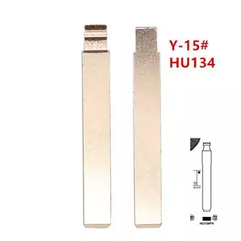 10 Шт. Y-15 # 15 # HU134 Металлический Складной Ключ С Незаподлицою Для Kia Venga KeyDIY KD Xhorse VVDI JMD Совместимость