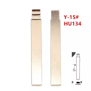 10 шт. Y-15 #15 # HU134 Y15, металлический необработанный флип-чехол для Kia Venga для keydiy KD xhorse VVDI JMD