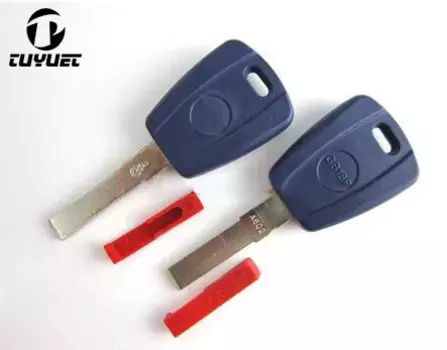 10 шт., задняя крышка для автомобильного транспондера, задняя крышка для Fiat с логотипом