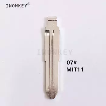 10 шт. заготовки для ключей 07 # MIT11 MIT11R, металлические заготовки, заготовки для ключей KD Xhorse VVDI JMD