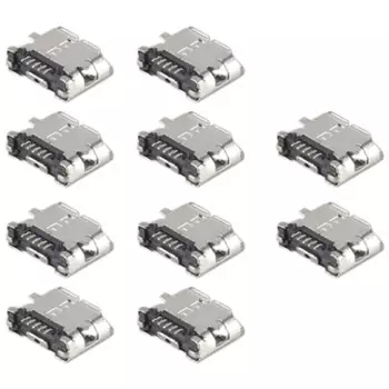 10 шт. запасные части типа B, гнездовой разъем Micro USB, разъем порта