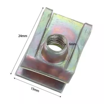 10 шт., зажимы для автомобильного двигателя, M5 M6 M8, универсальный скоростной цинковый монтажный зажим